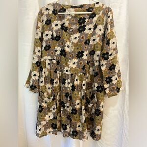 Gudrun Sjoden cotton medium artist blouse